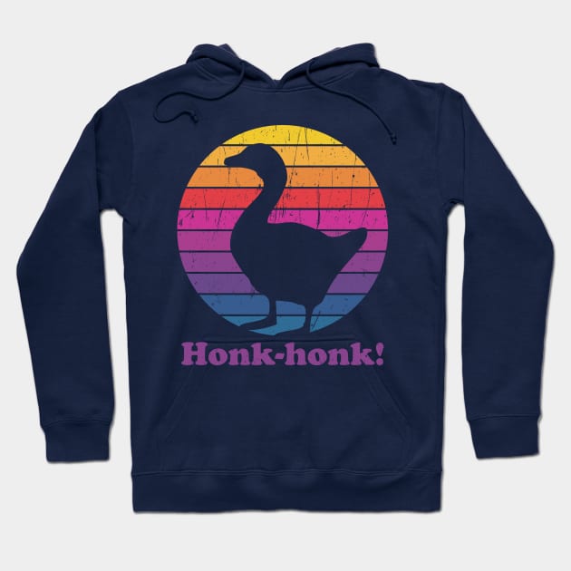 Honk Honk Angry Goose Hoodie by Jennifer